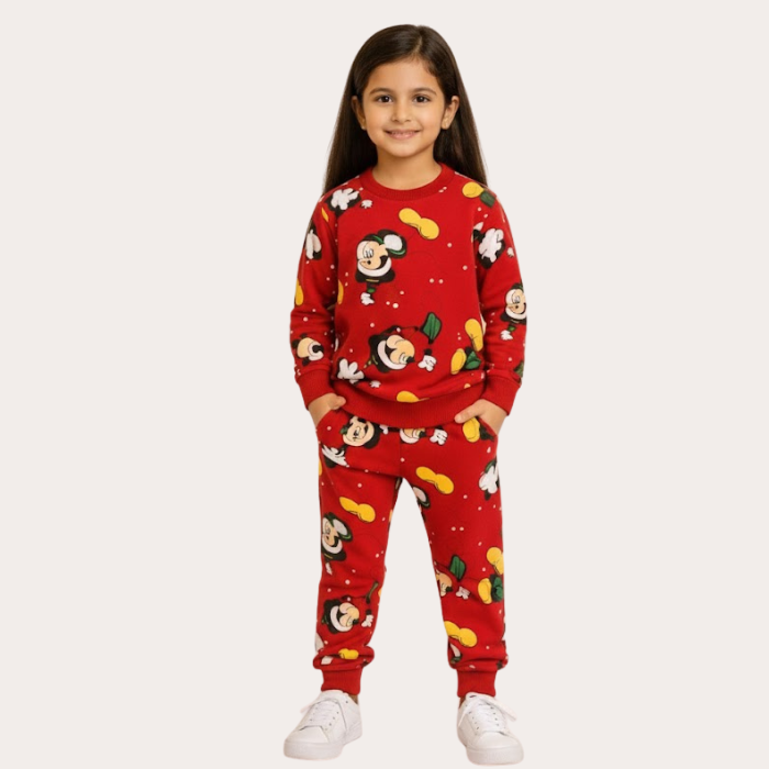 pink winter co ord set (sweatshirt & joggers pink winter co ord set (sweatshirt & joggers